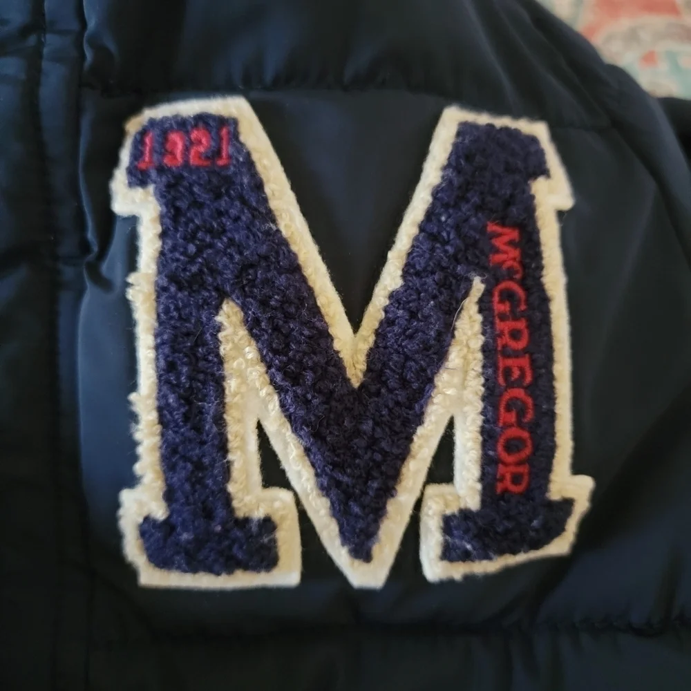 American Boys Mc Gregor Jemi Jacket Youth Sz 12 Blue Reversible Detachable Hoody
